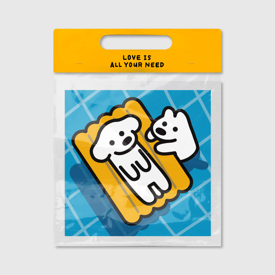 "matsui DOGS" ART PRINT / POOL