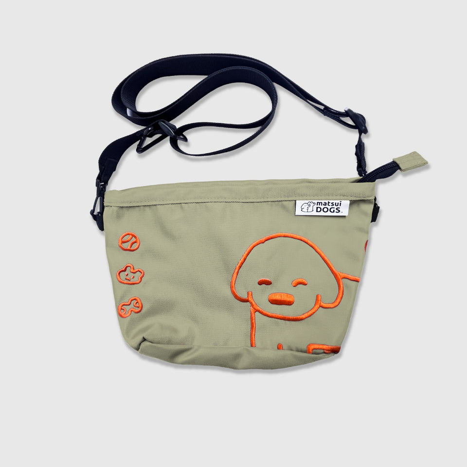 "matsui DOGS" CROSSBODY BAG (Mustard)