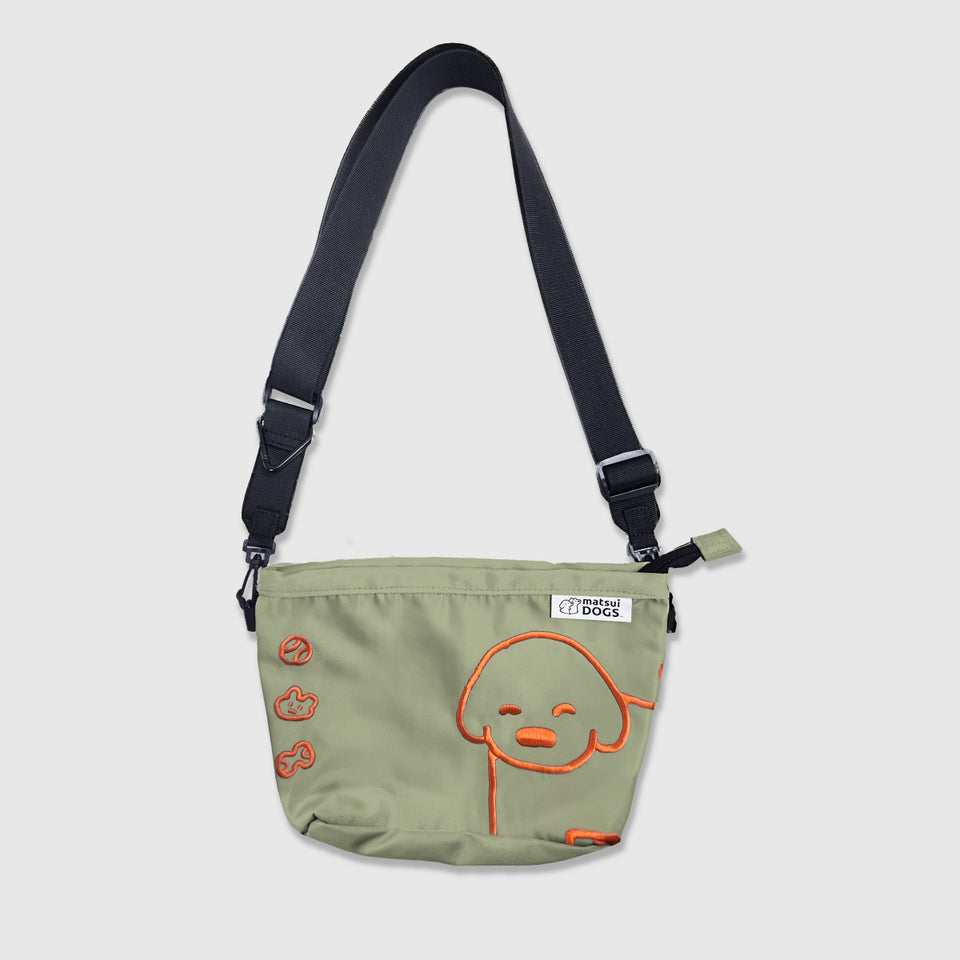 "matsui DOGS" CROSSBODY BAG (Mustard)