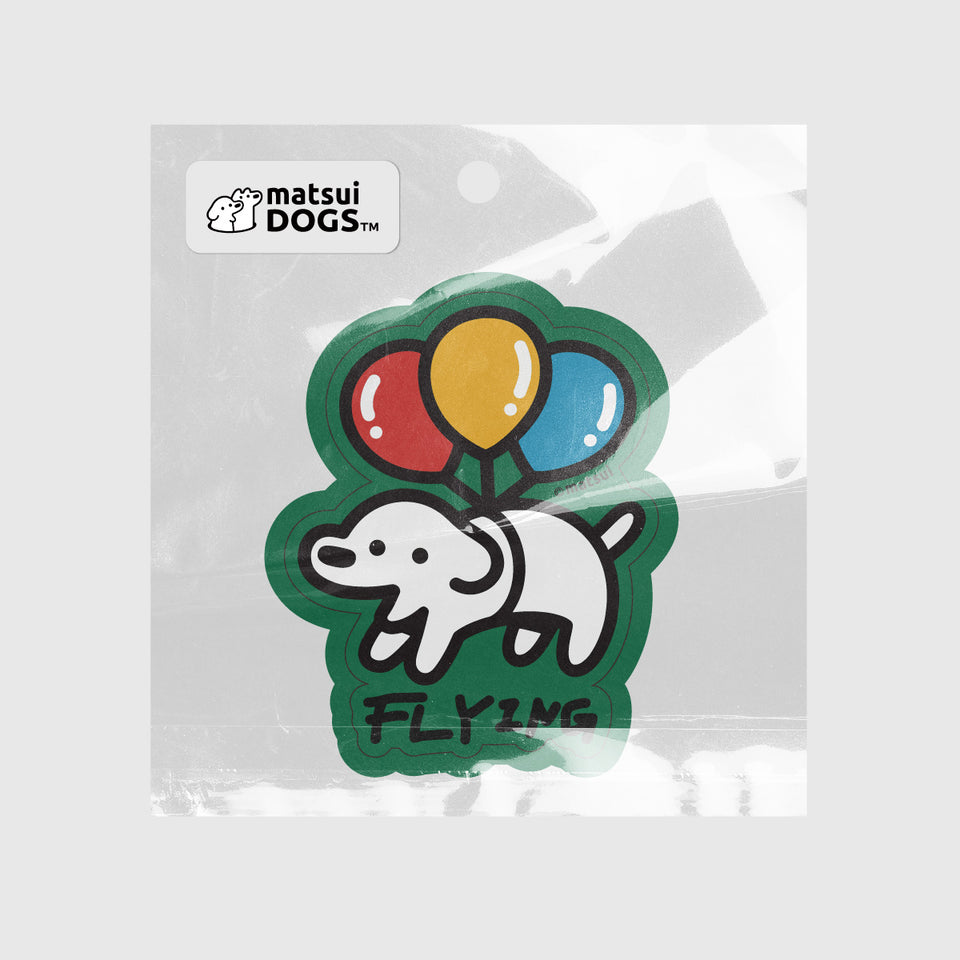 "matsui DOGS" STICKER / FLYING