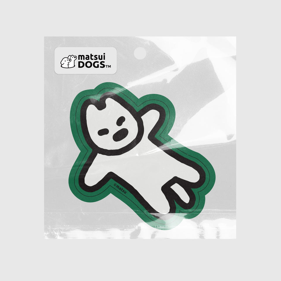 "matsui DOGS" STICKER / CHILL