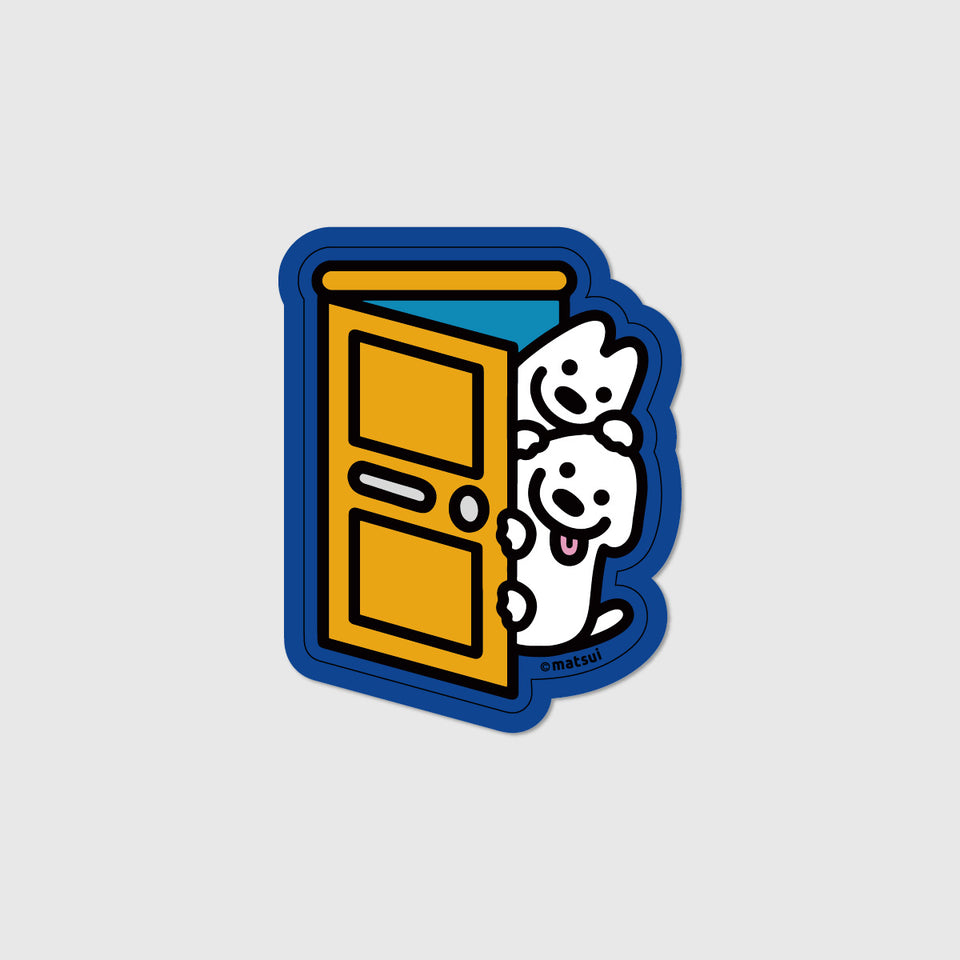 "matsui DOGS" STICKER / DOOR
