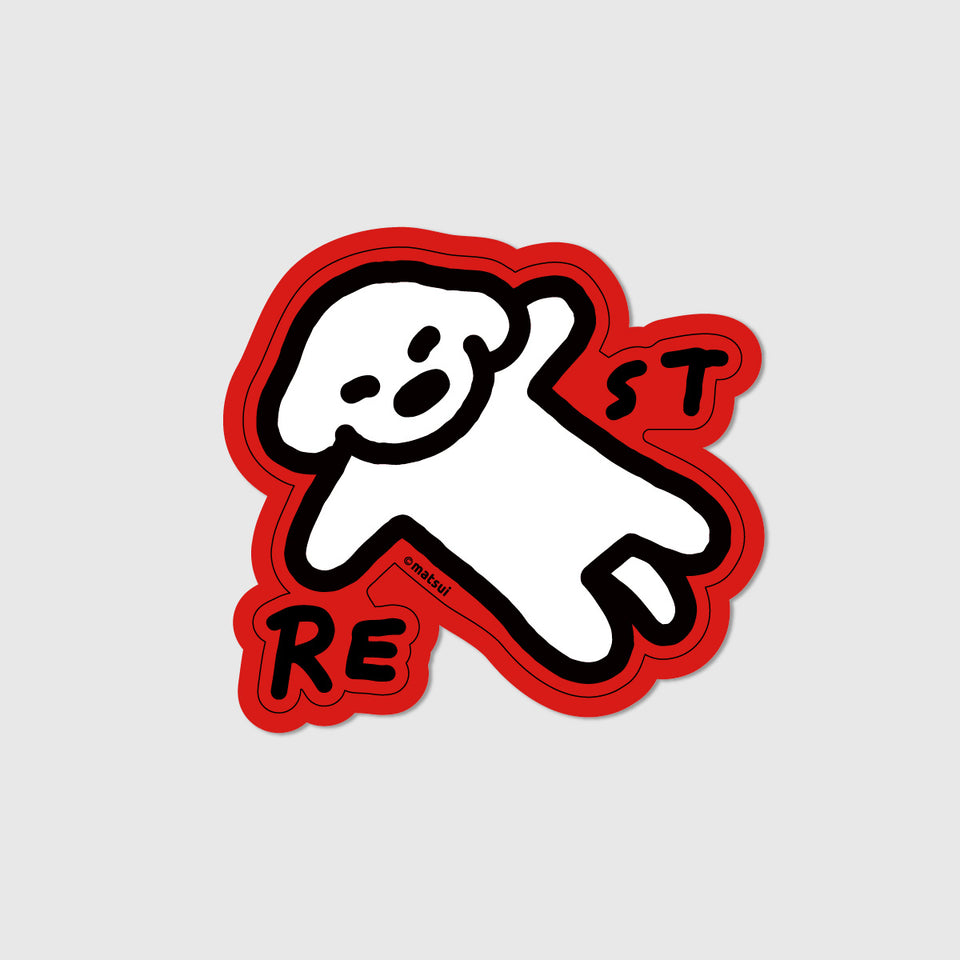 "matsui DOGS" STICKER / REST