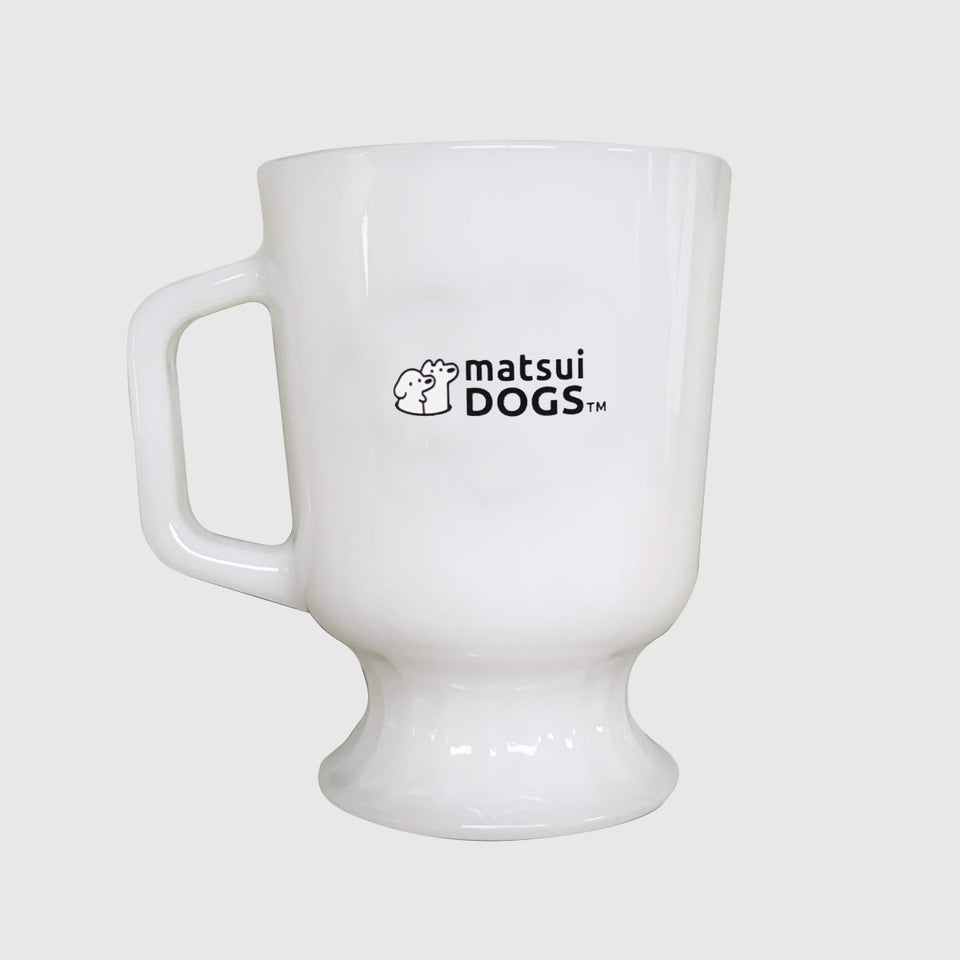 "matsui DOGS" MILK GLASS / BEAR