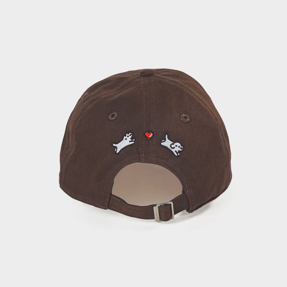 "matsui DOGS" Baseball Cap / matsui DOGS CLUB (Brown)