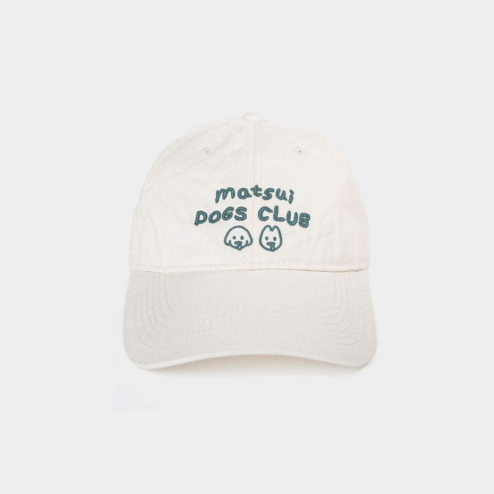 "matsui DOGS" Baseball Cap / matsui DOGS CLUB (Beige)