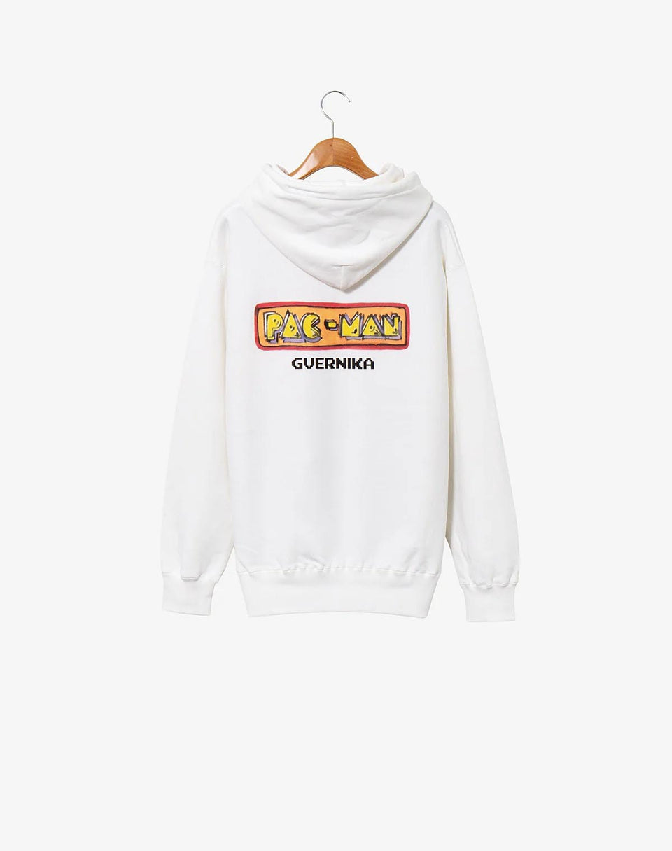 guernika x PAC-MAN Paint hoodie / GHOST