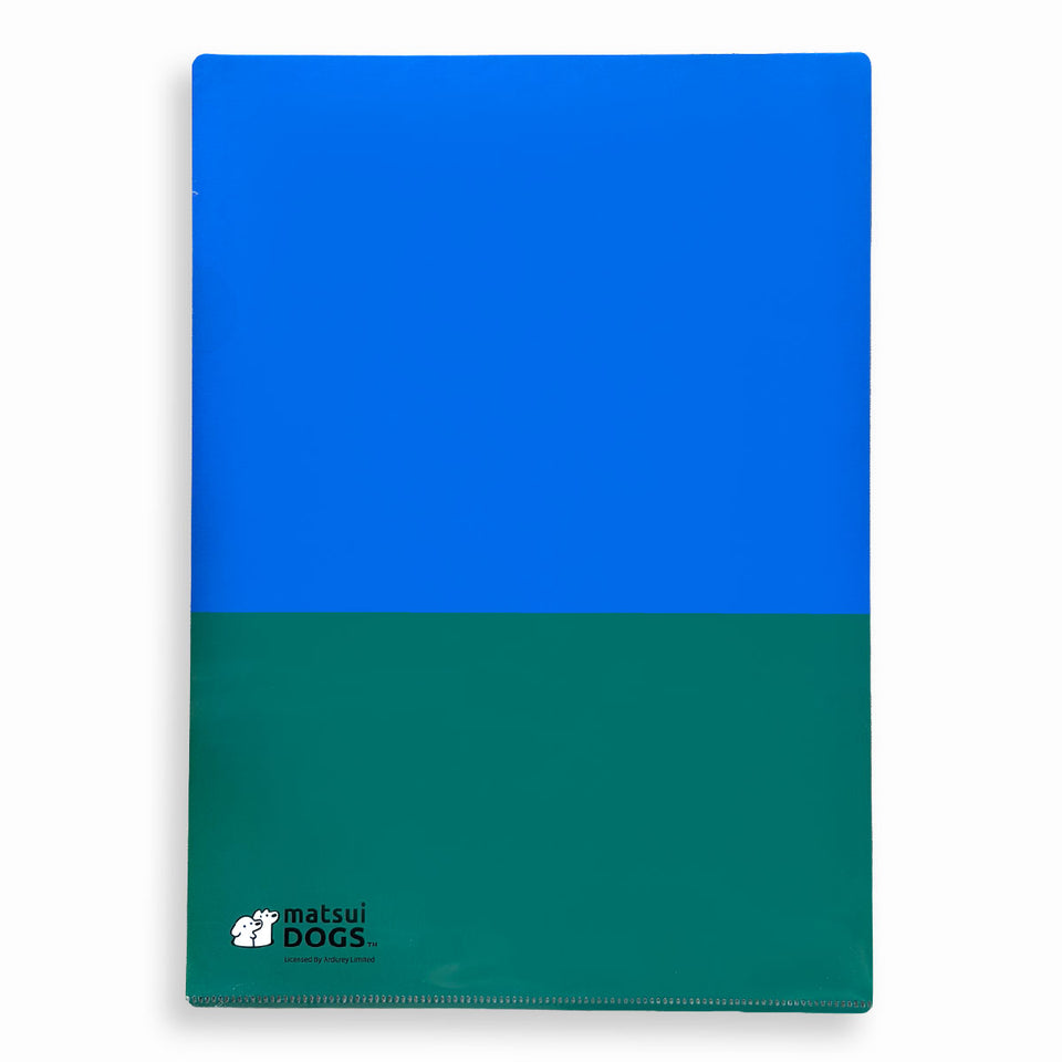 "matsui DOGS" A4 Clear File / HOLD ON TO SIMPLE JOY