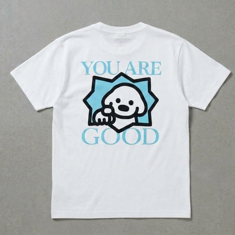 "matsui DOGS" Print Tee / YOU ARE GOOD