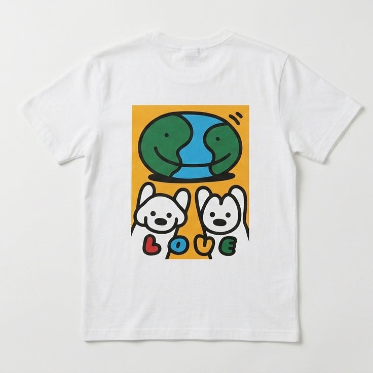 "matsui DOGS" Print Tee / LOVE