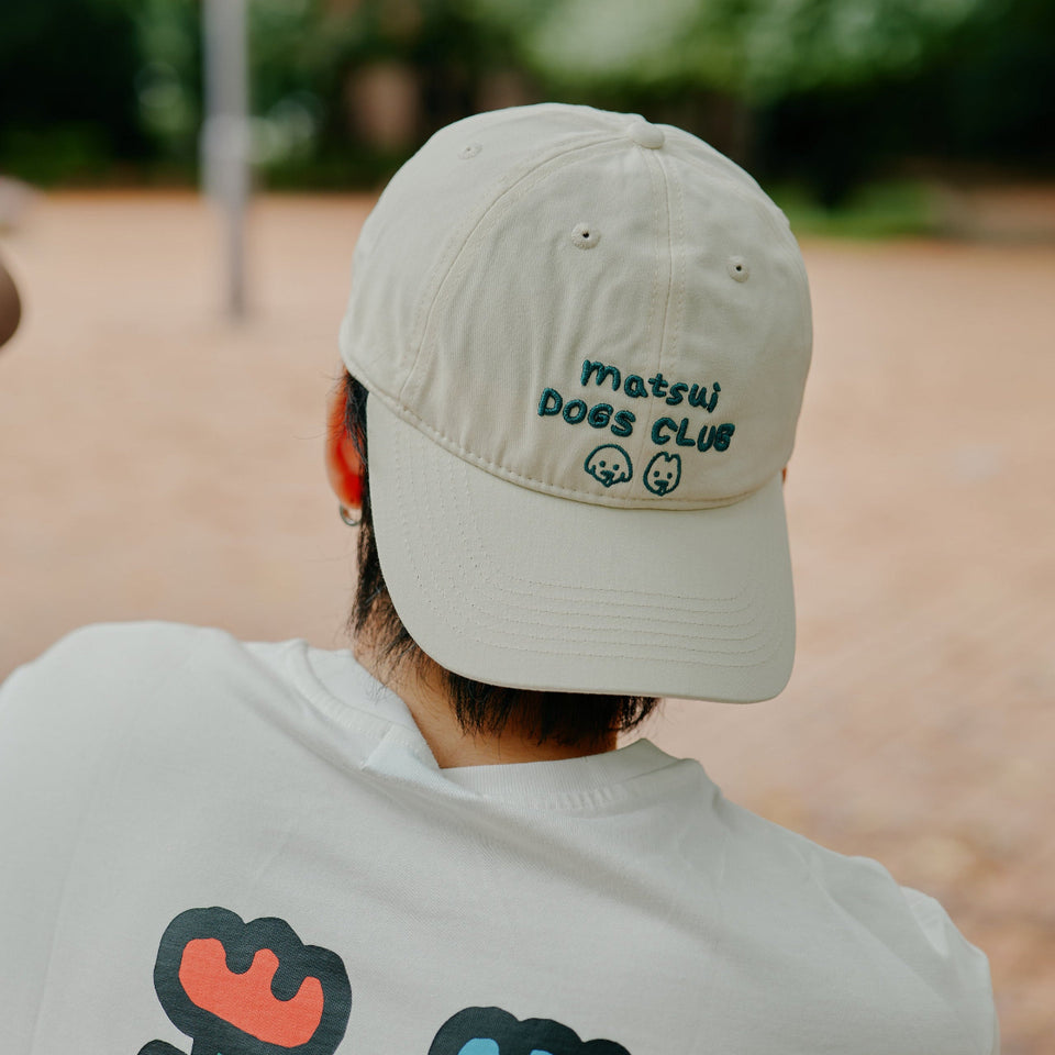 "matsui DOGS" Baseball Cap / matsui DOGS CLUB (Beige)
