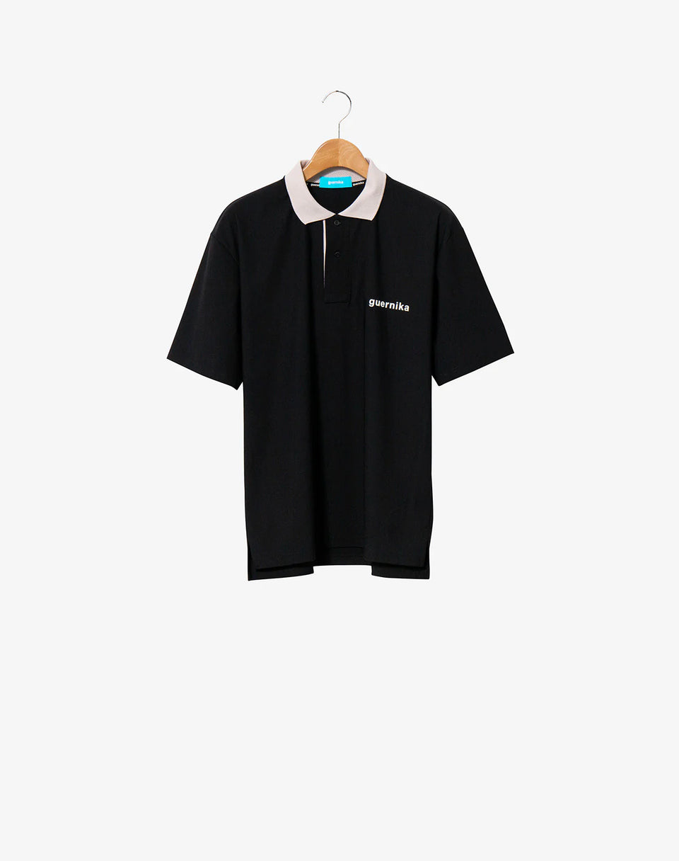 GOLFISART POLO SHIRT / BLACK