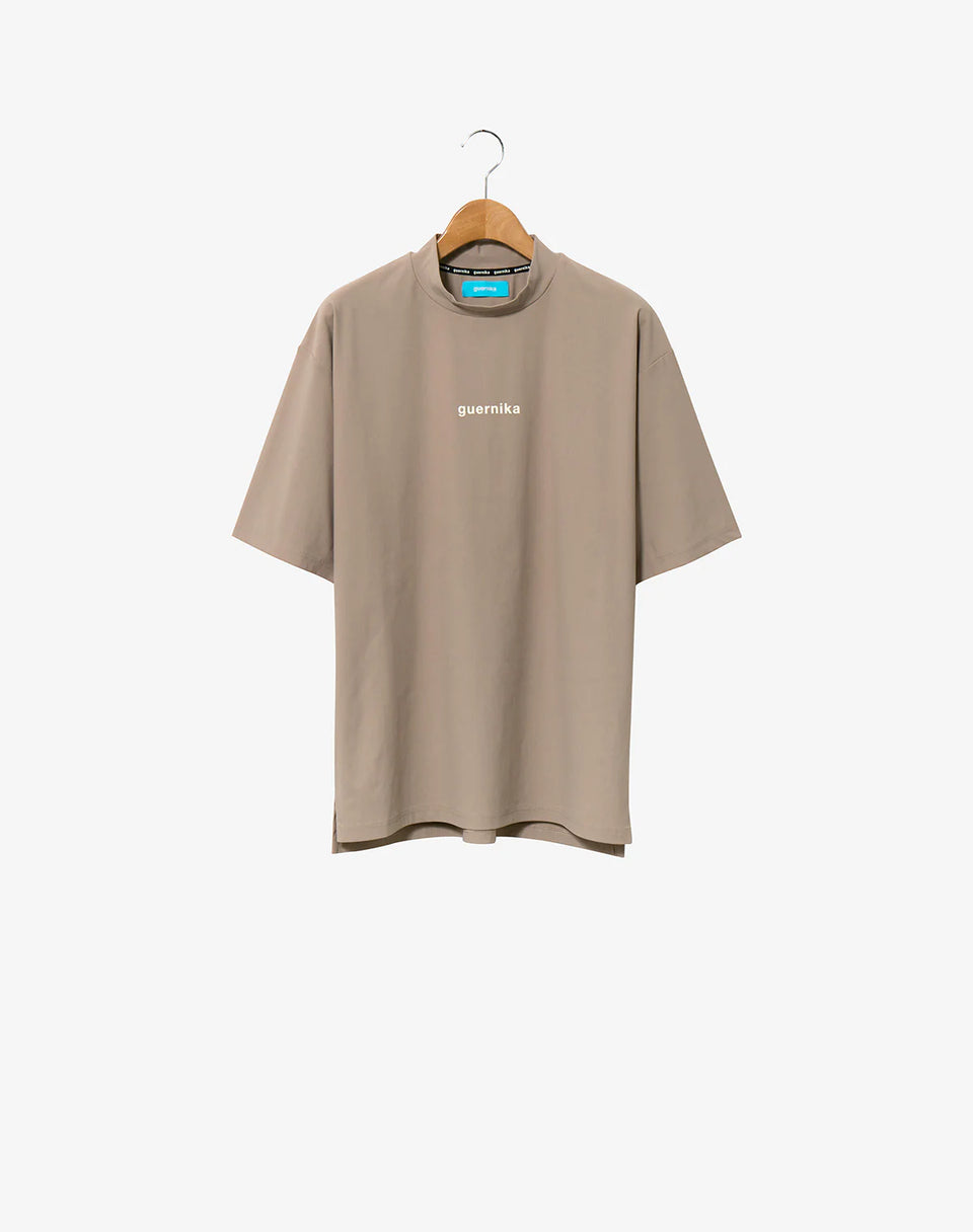 GOLFISART MOCK NECK / TAN