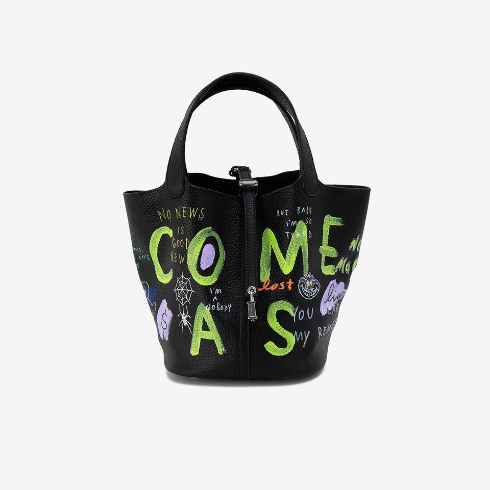"Come as you are" Cube Bag -Size L