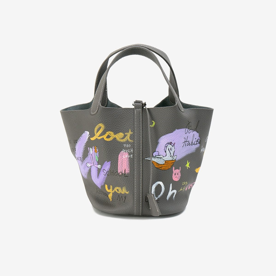 "How punk" Cube Bag -Size L