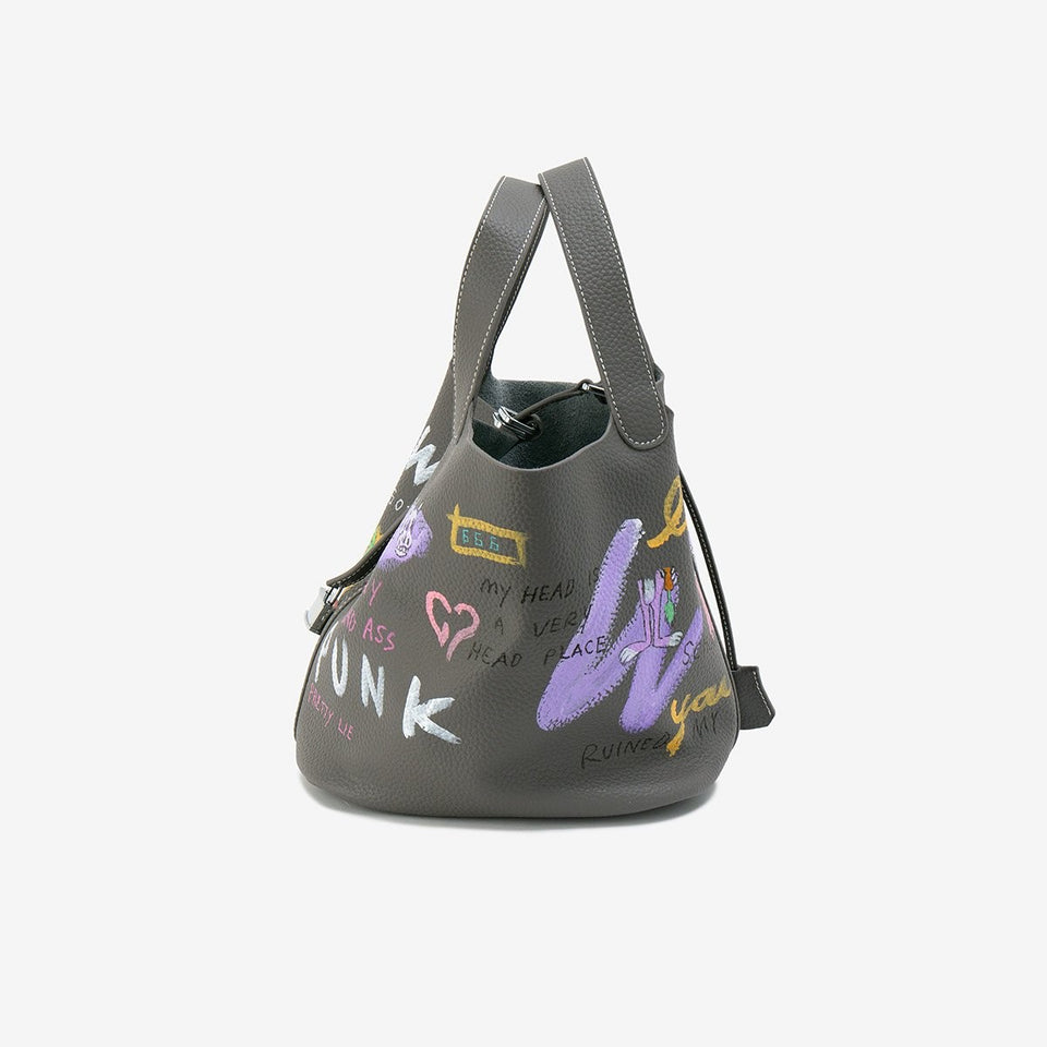 "How punk" Cube Bag -Size L