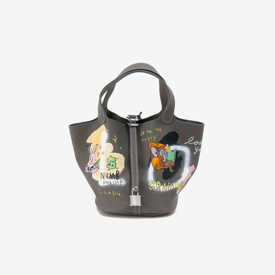 "Lost" Cube Bag -Size S