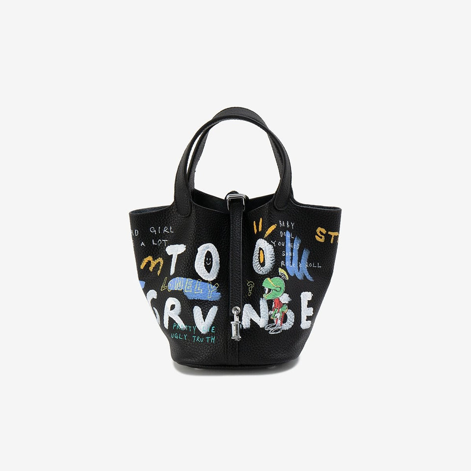 "Too Grvnse for you" Cube Bag -Size S