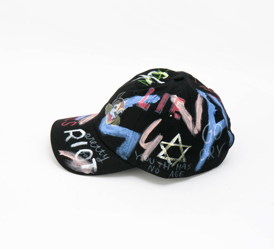 Hand Painted Cap No.17
