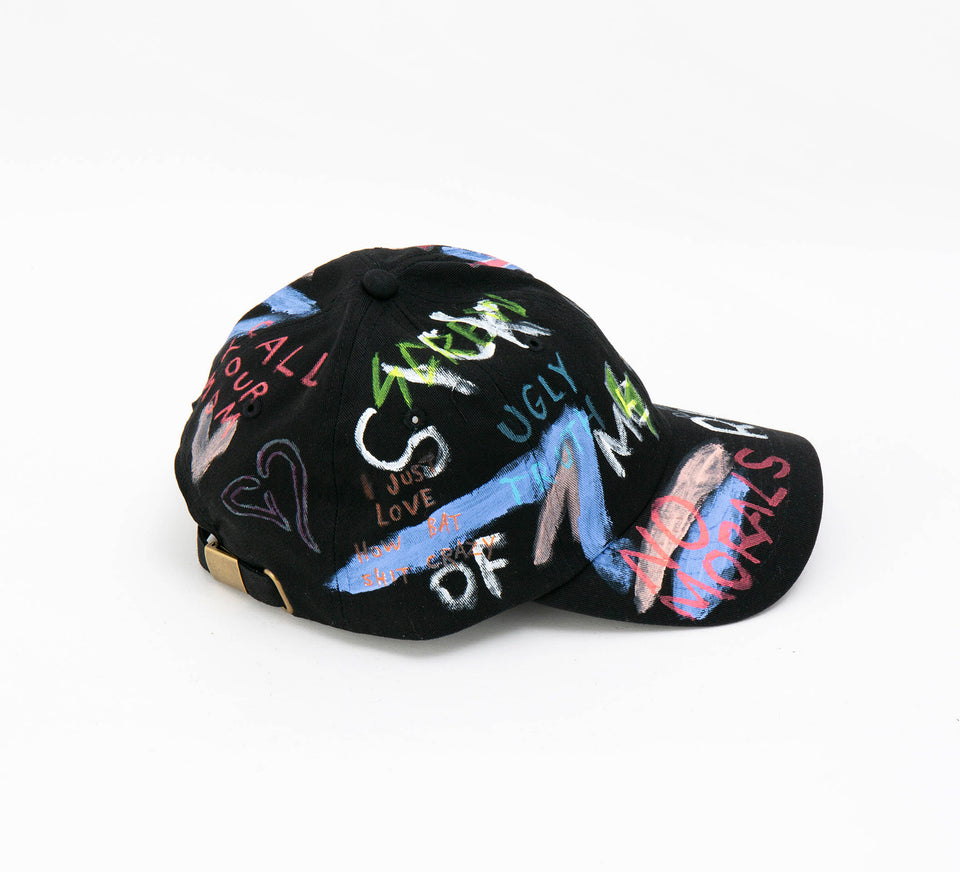 Hand Painted Cap No.17