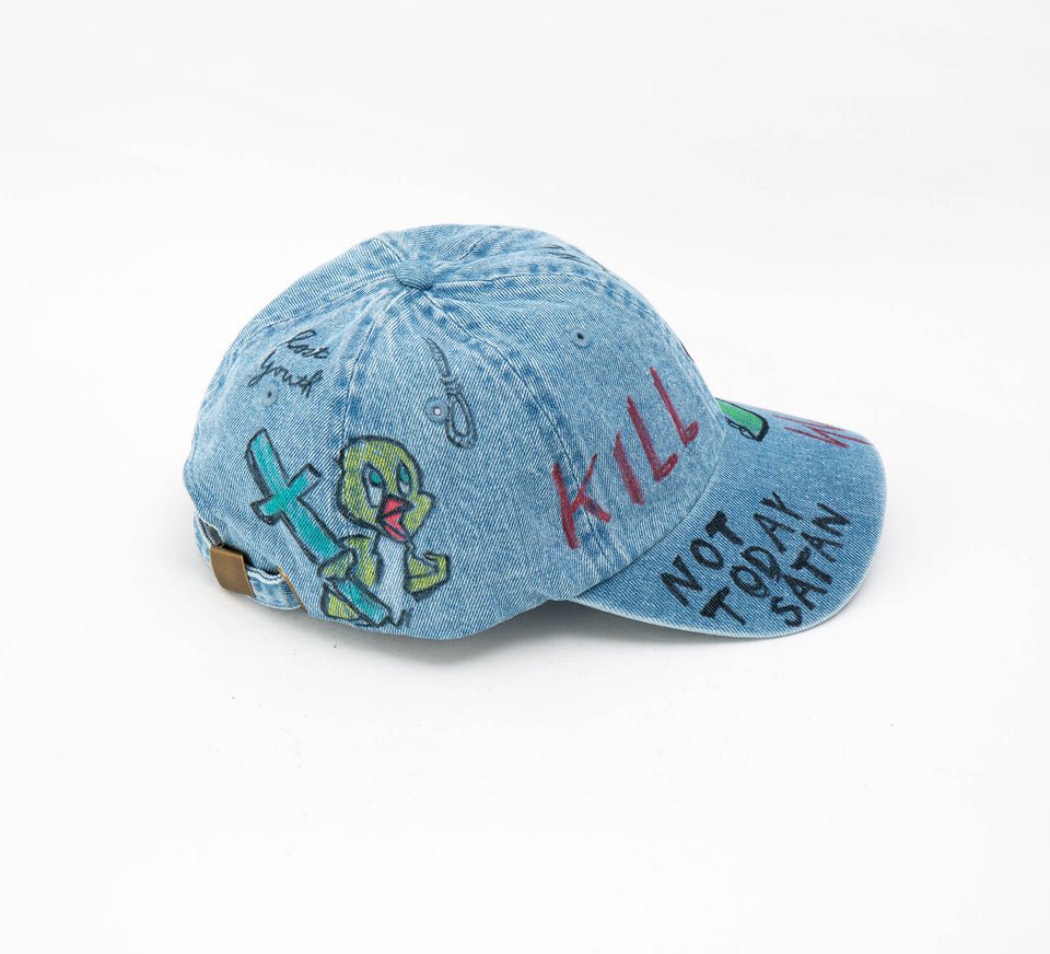 Hand Painted Cap No.21
