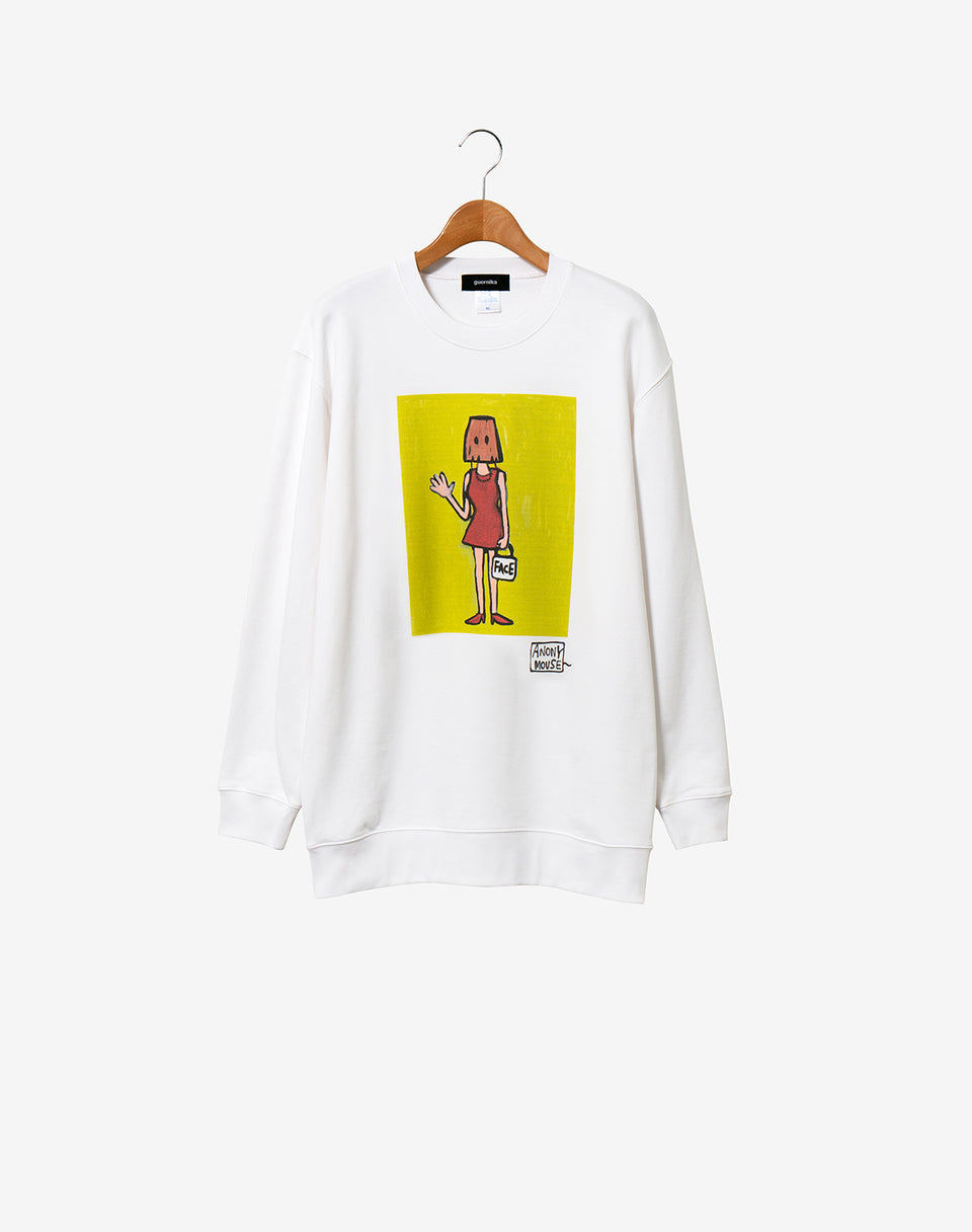 Print Sweat Shirt Anonymouse 03