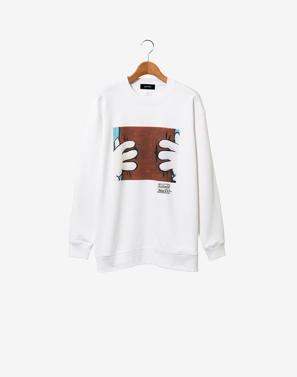 Print Sweat Shirt Anonymouse 04