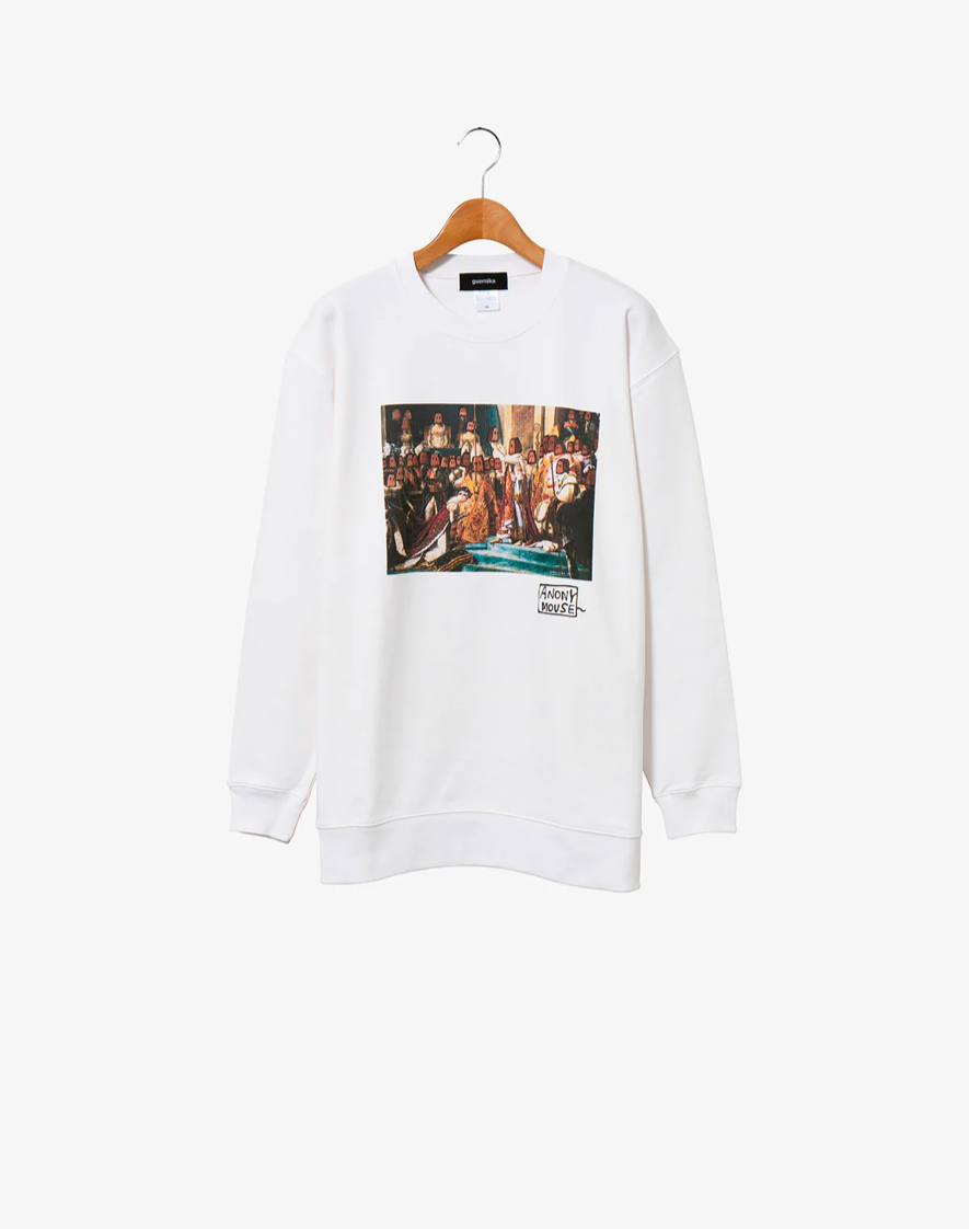 Print Sweat Shirt Anonymouse 06