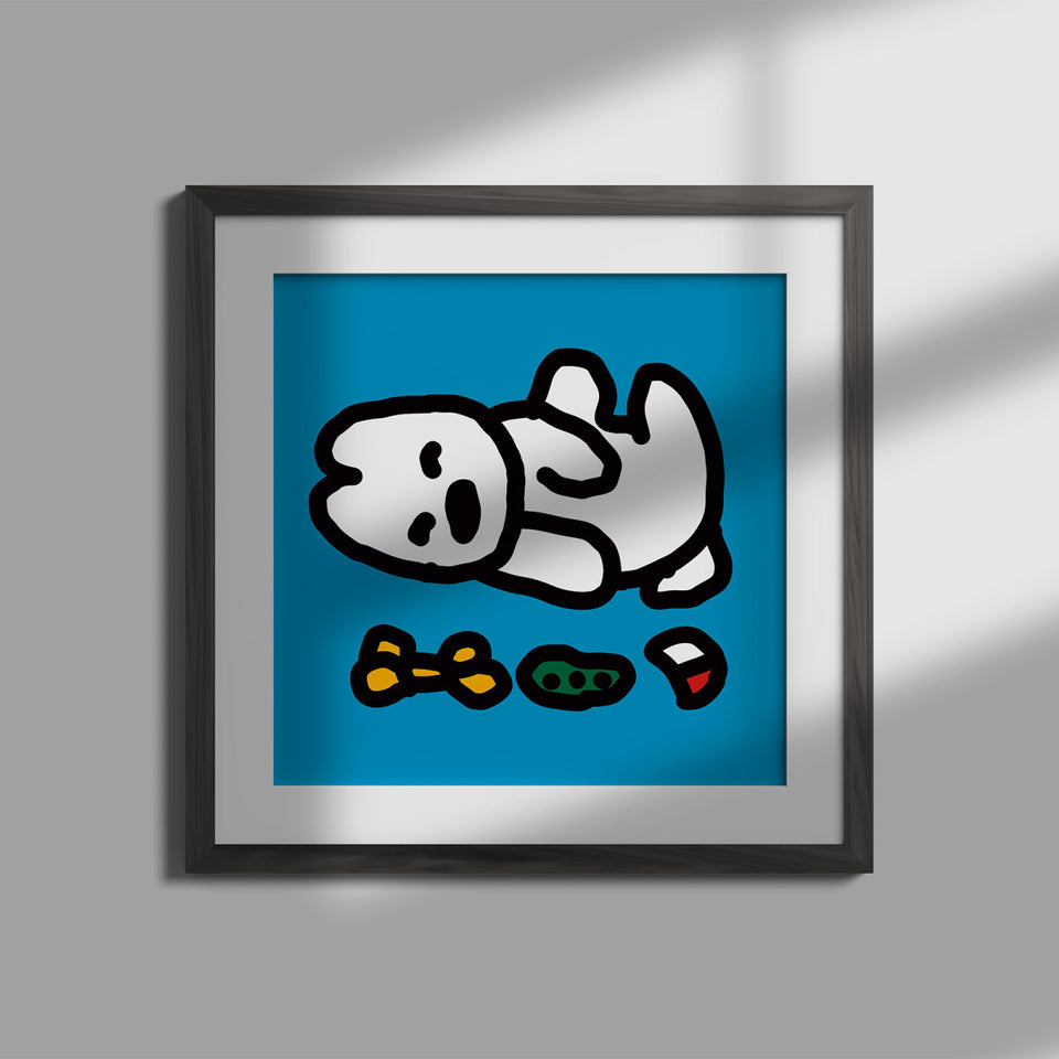 "matsui" ART PRINT / PLAY WITH ME_B