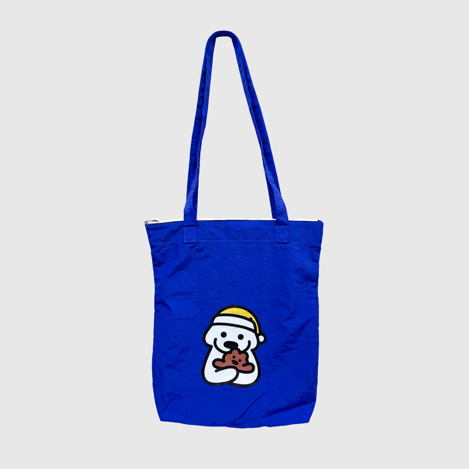 "matsui DOGS" PRINTED TOTE BAG / BEAR