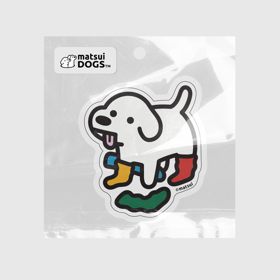 "matsui DOGS" STICKER / SOCKS