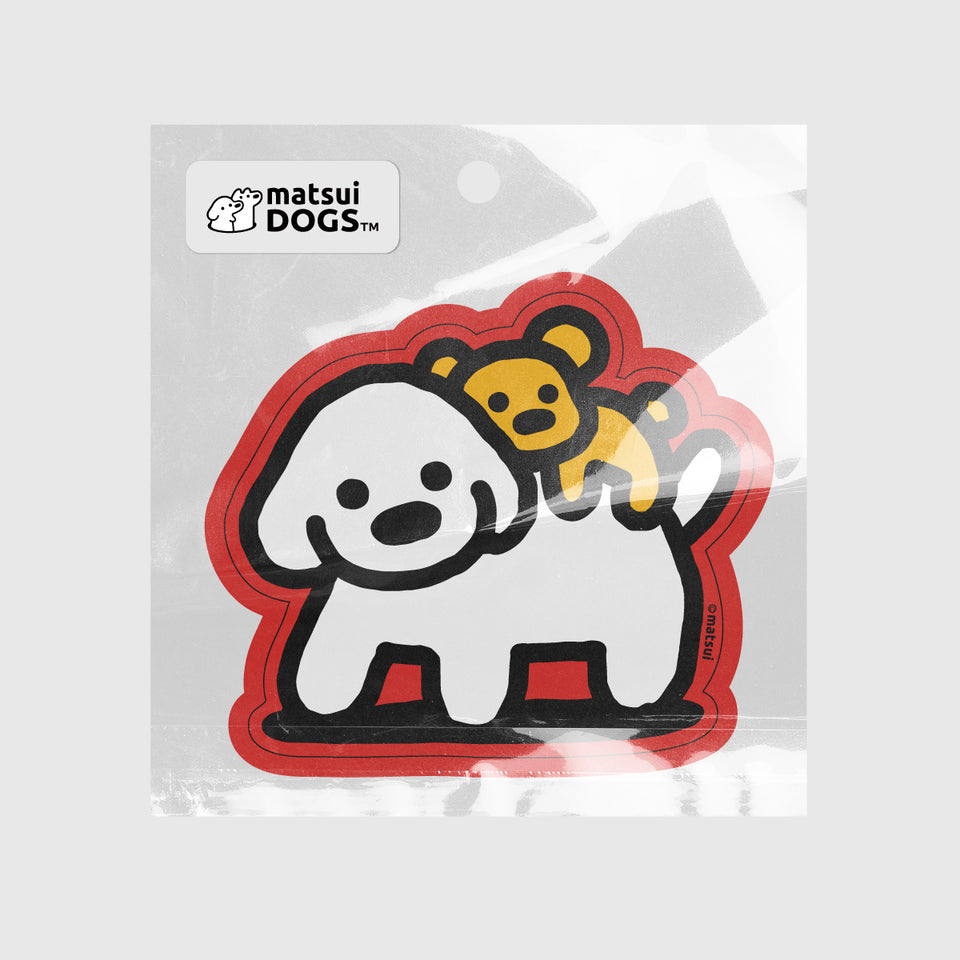 "matsui DOGS" STICKER / BEAR