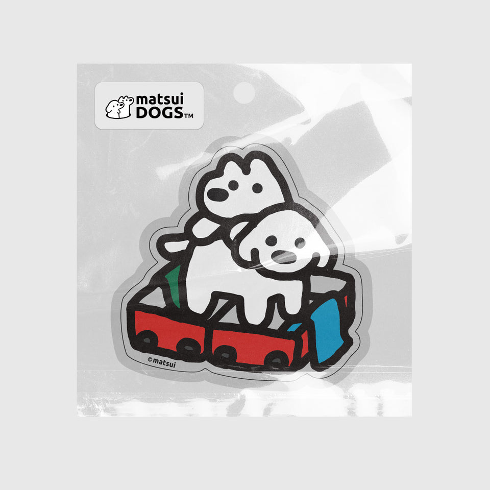 "matsui DOGS" STICKER / SUITCASE