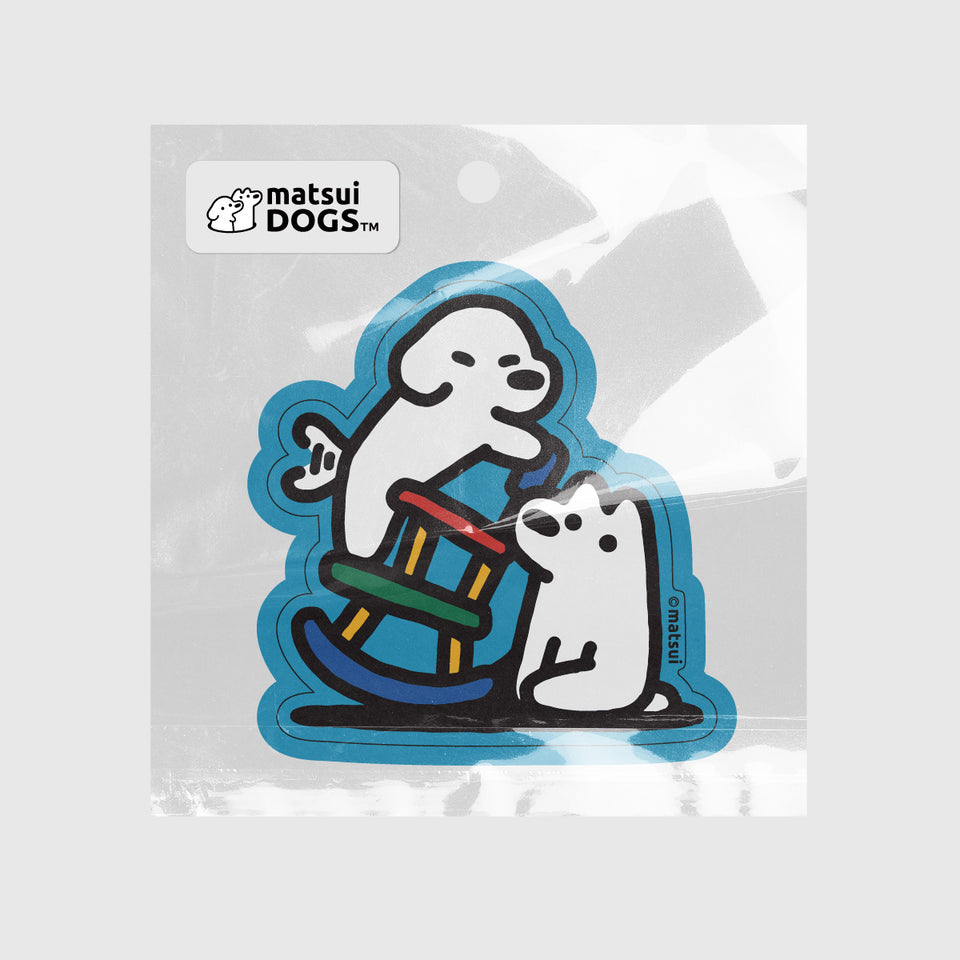 "matsui DOGS" STICKER / ROCKING CHAIR