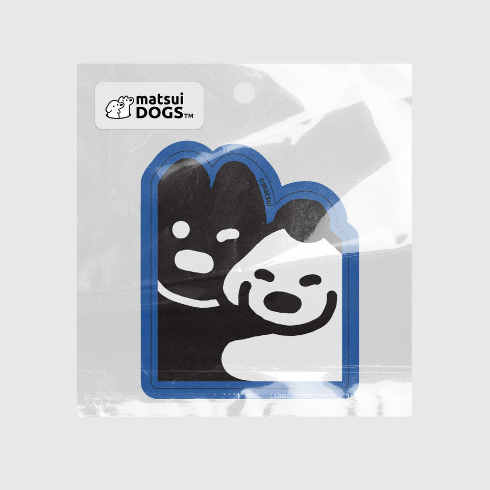 "matsui DOGS" STICKER / HUG