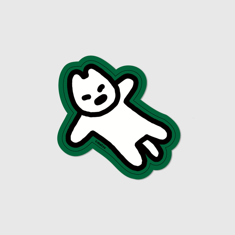 "matsui DOGS" STICKER / CHILL