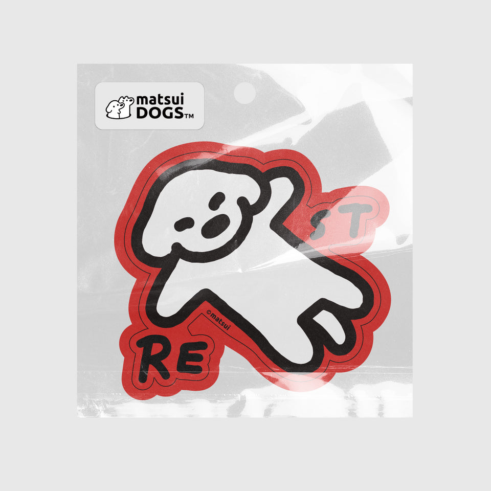 "matsui DOGS" STICKER / REST