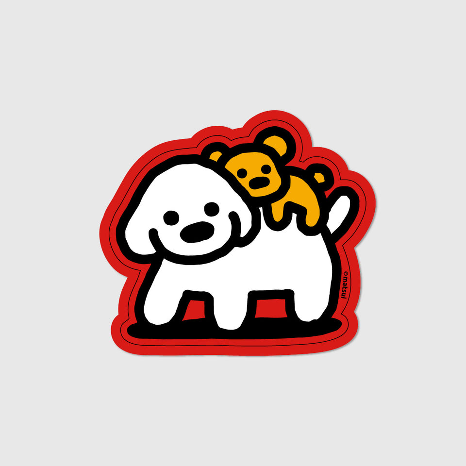 "matsui DOGS" STICKER / BEAR