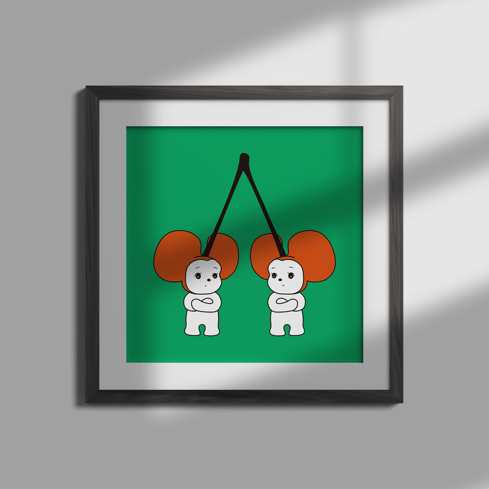 "Yuri Ichimura" ART PRINT / CHERRY TWINS