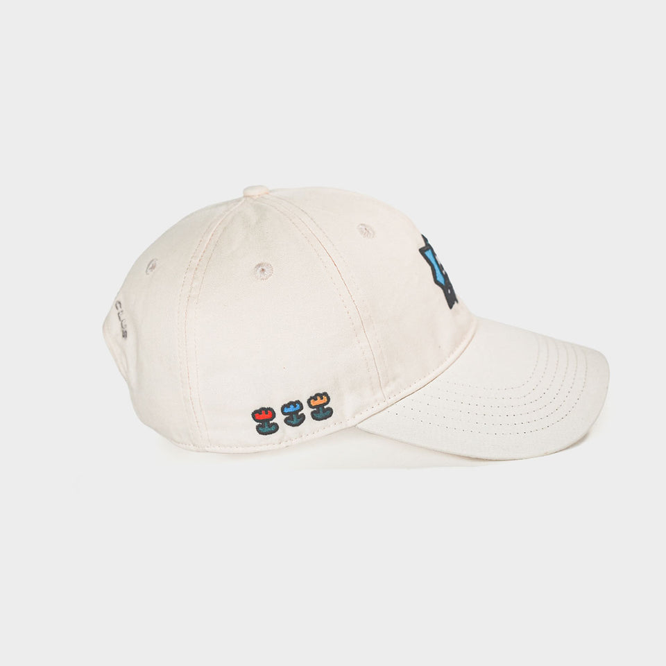 "matsui DOGS" Baseball Cap / YOU ARE GOOD (Beige)