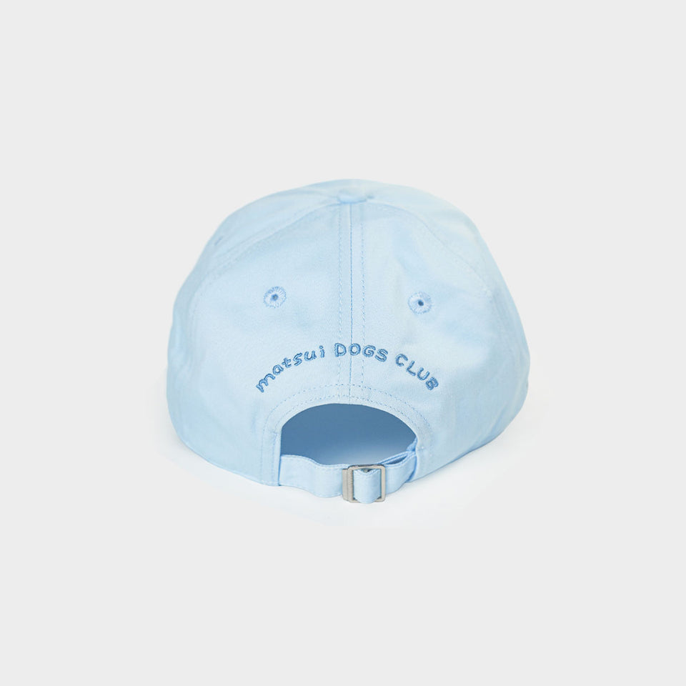 "matsui DOGS" Baseball Cap / YOU ARE GOOD (Sky Blue)