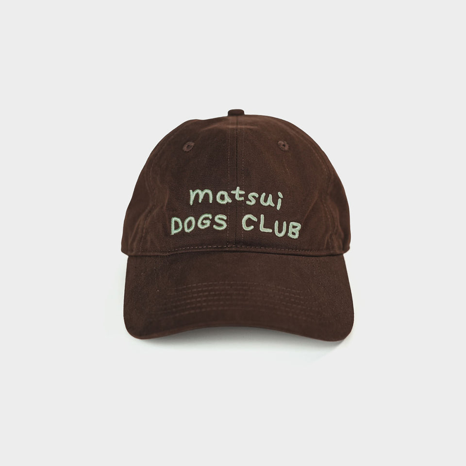 "matsui DOGS" Baseball Cap / matsui DOGS CLUB (Brown)