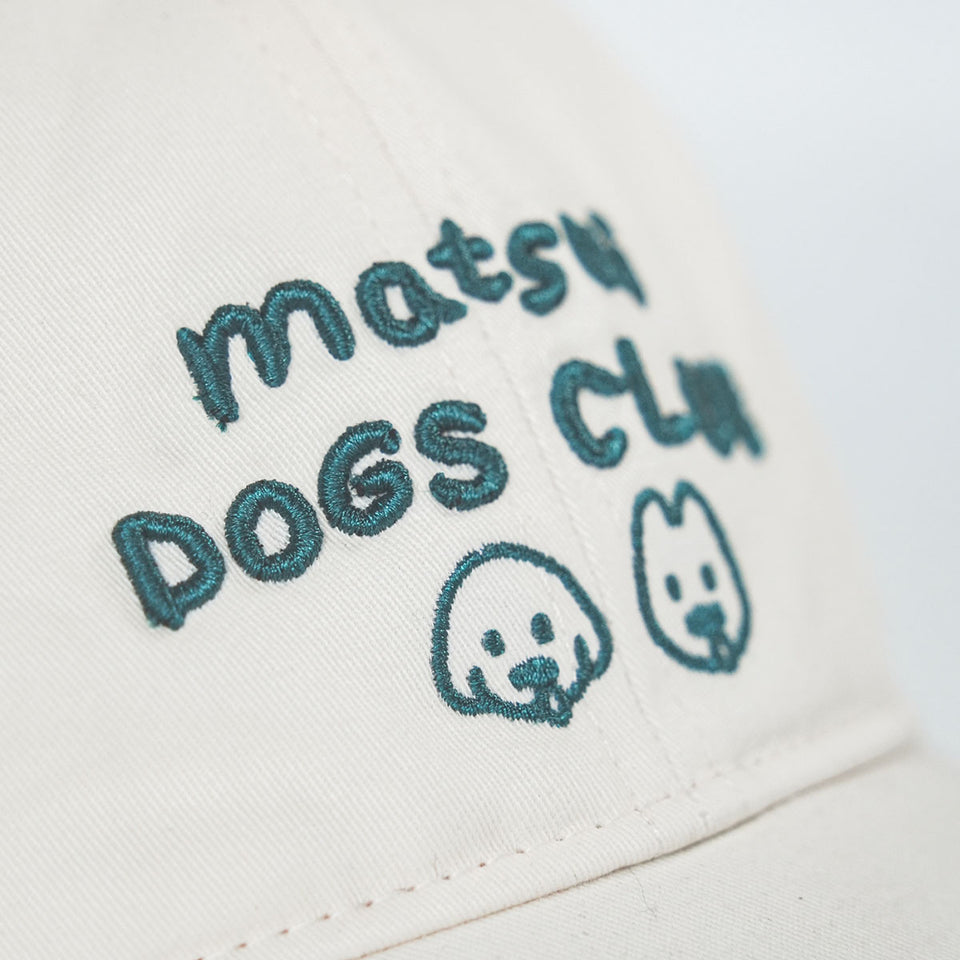"matsui DOGS" Baseball Cap / matsui DOGS CLUB (Beige)