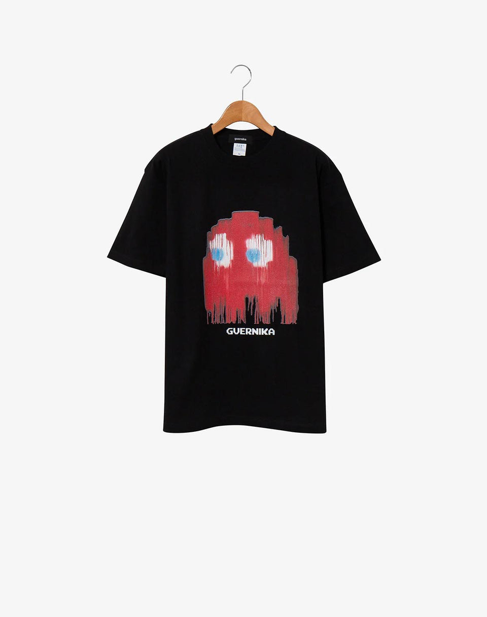 guernika x PAC-MAN Print T shirt / GHOST