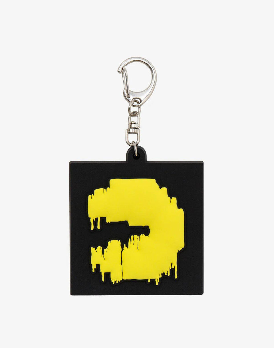 guernika x PAC-MAN Rubber Keychain / Black