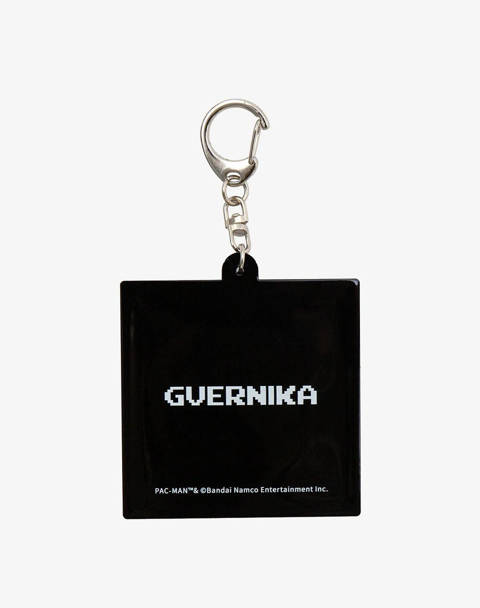 guernika x PAC-MAN Rubber Keychain / Black