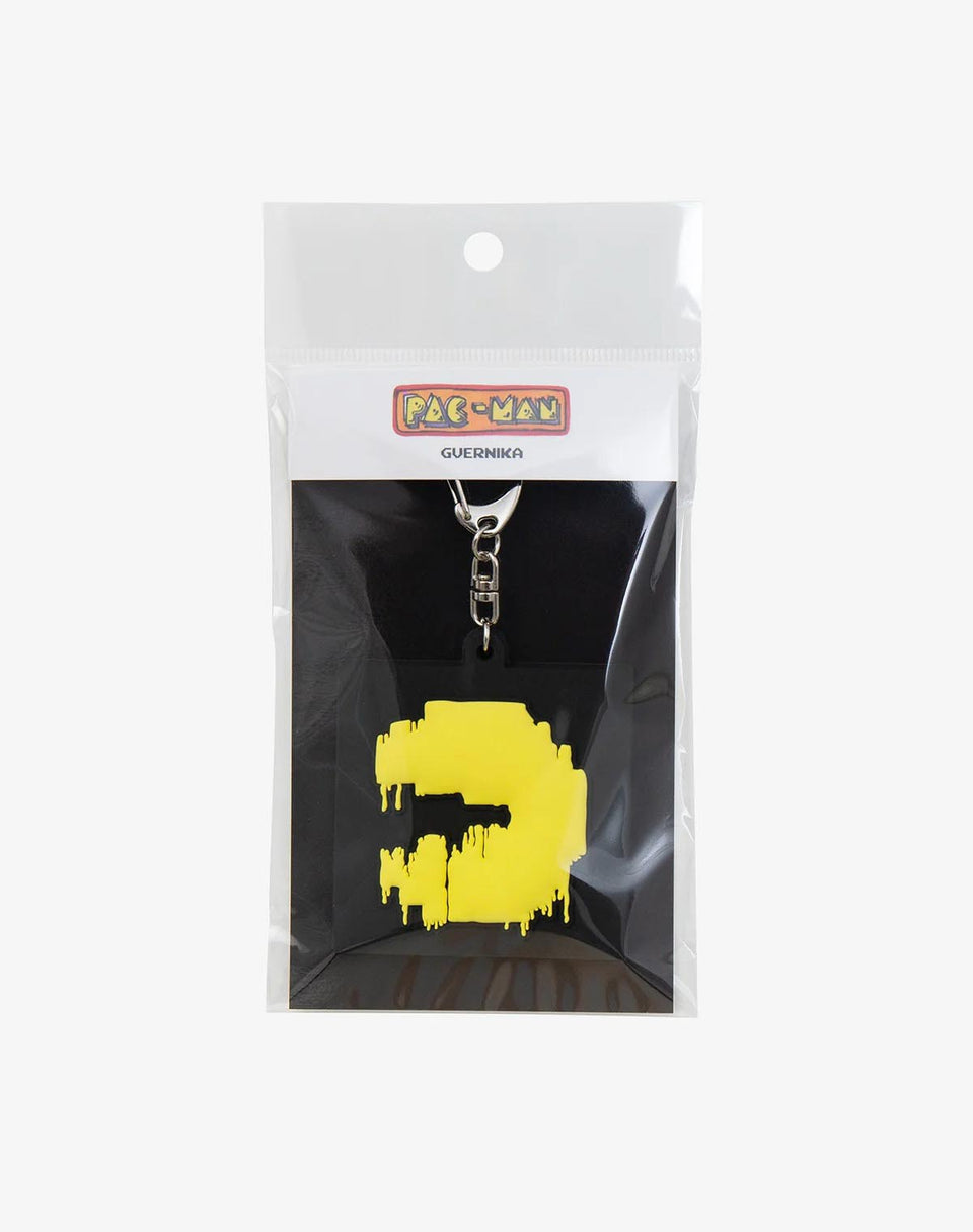 guernika x PAC-MAN Rubber Keychain / Black