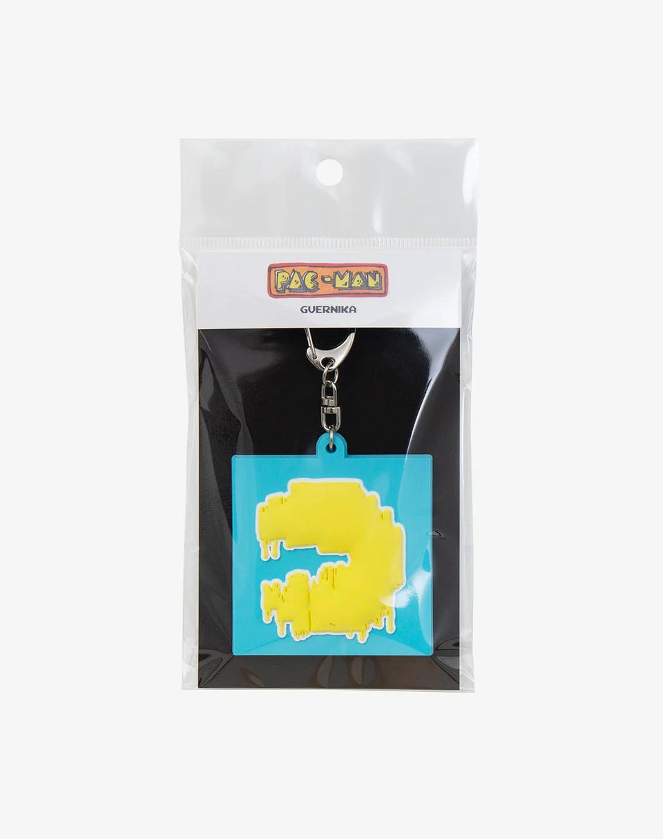 guernika x PAC-MAN Rubber Keychain / Blue