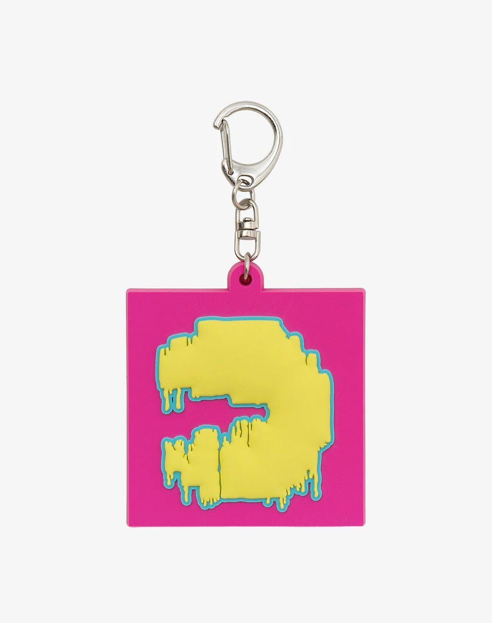 guernika x PAC-MAN Rubber Keychain / Pink