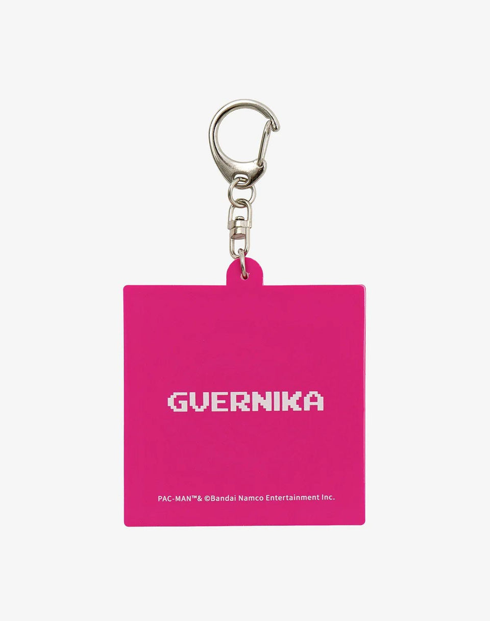 guernika x PAC-MAN Rubber Keychain / Pink